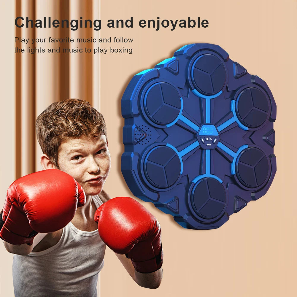 Smart Bluetooth Music Boxing Machine,Decompression,Fighting Fitness Home Boxing Wall Target Boxing Trainer Boxing Accessories