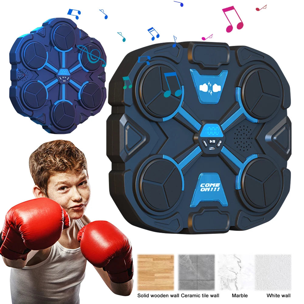 Smart Bluetooth Music Boxing Machine,Decompression,Fighting Fitness Home Boxing Wall Target Boxing Trainer Boxing Accessories