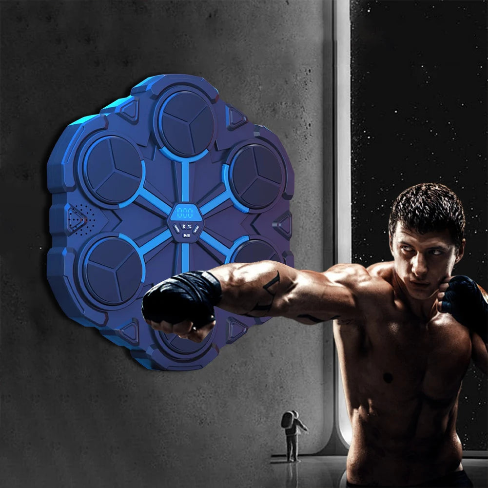 Smart Bluetooth Music Boxing Machine,Decompression,Fighting Fitness Home Boxing Wall Target Boxing Trainer Boxing Accessories