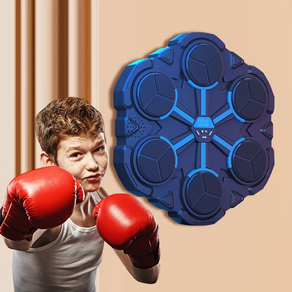 Smart Bluetooth Music Boxing Machine,Decompression,Fighting Fitness Home Boxing Wall Target Boxing Trainer Boxing Accessories